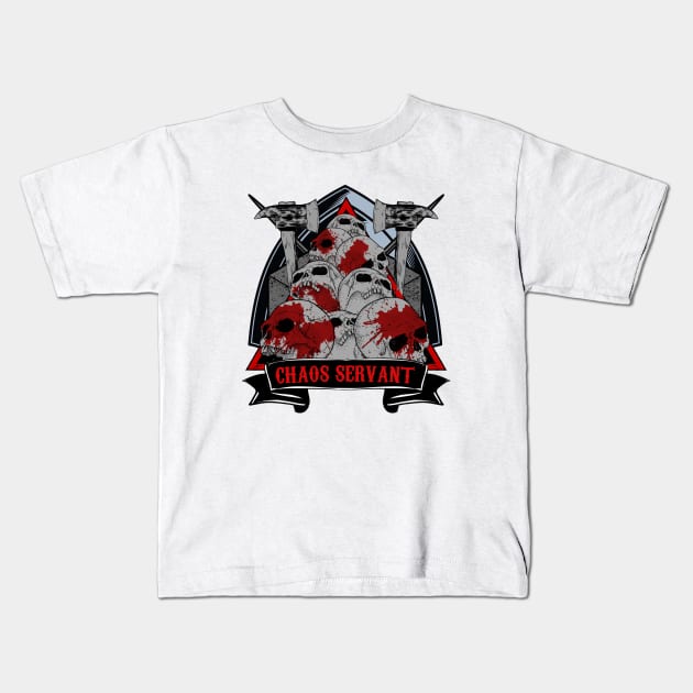 CHAOS SERVANT Kids T-Shirt by theanomalius_merch